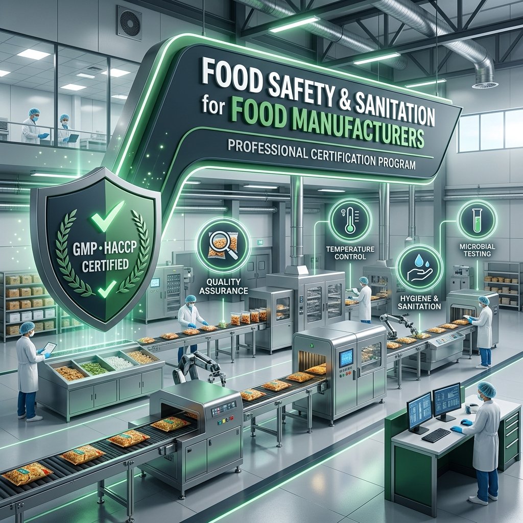 Award in Food Safety and Sanitation for Food Manufacturers