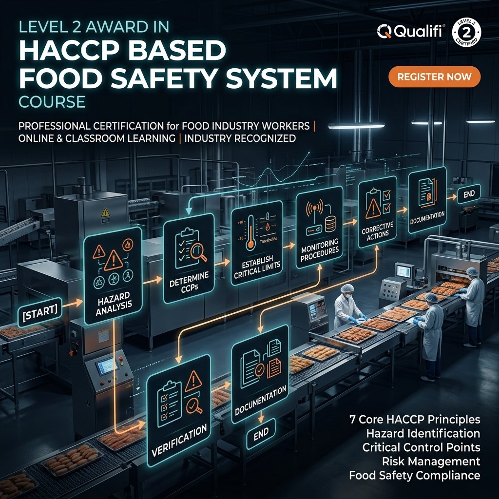 Level 2 Award in HACCP Based Food Safety System in Manufacturing