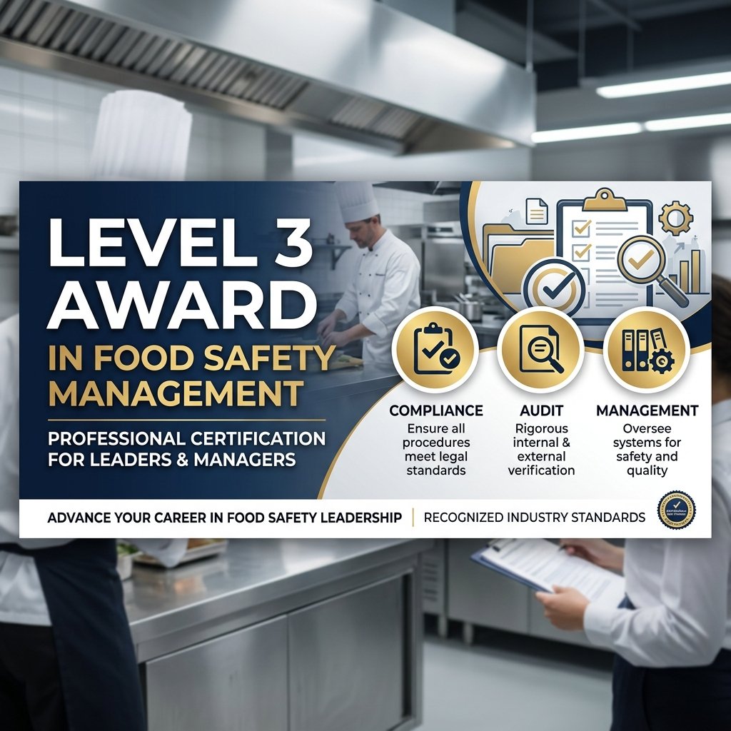 Level 3 Award in Food Safety Management