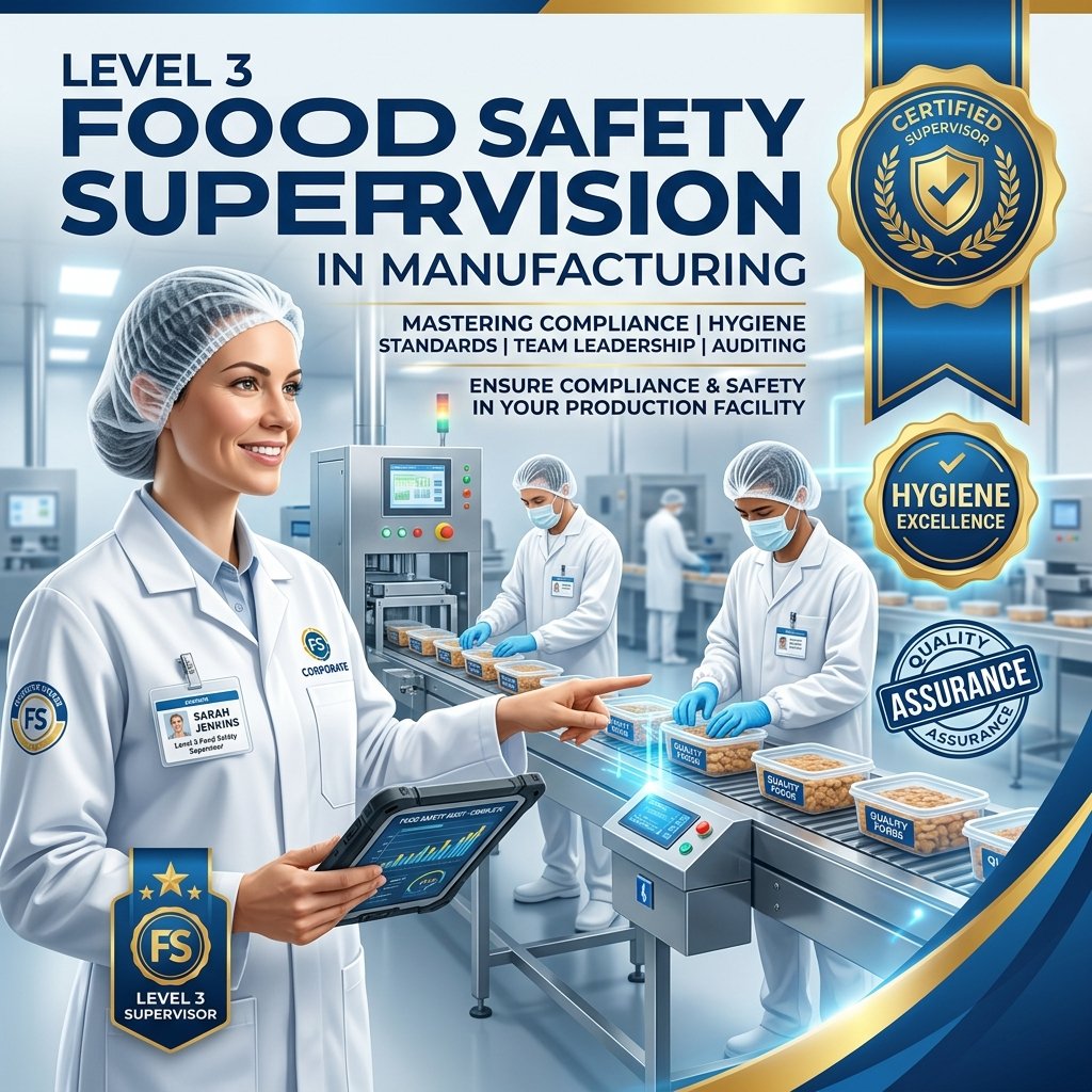 Level 3 Award in Food Safety Supervision for Manufacturing