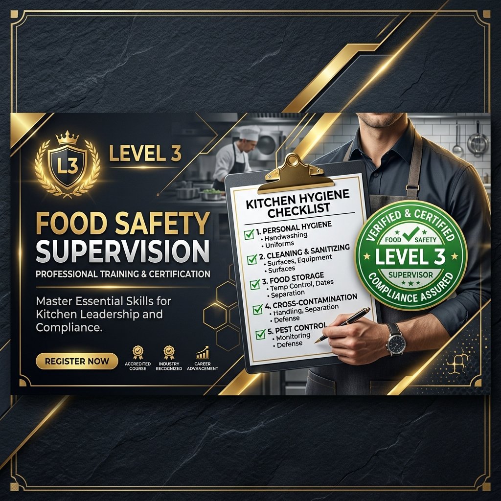 Level 3 Award in Food Safety Supervision