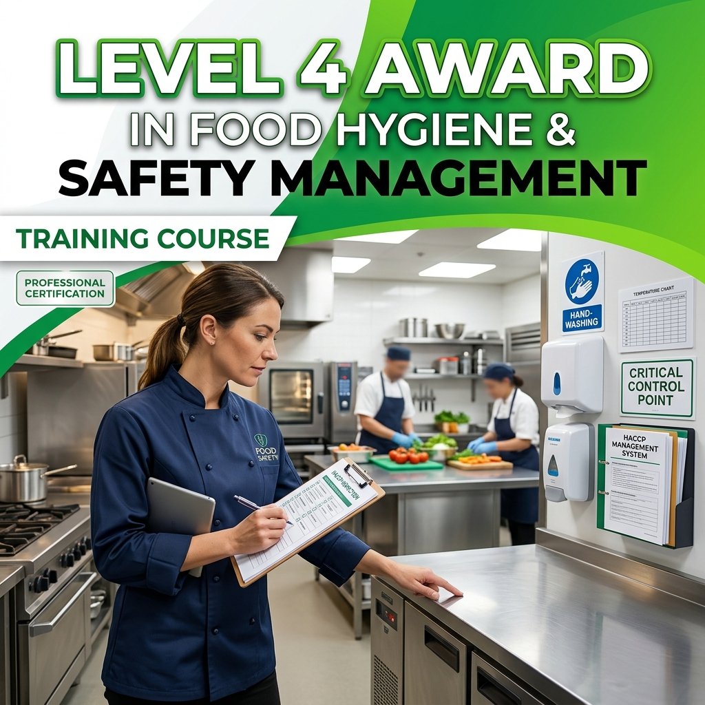 Level 4 Award in Food Hygiene and Safety Management