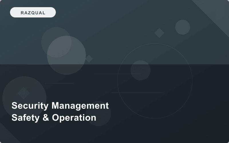 Security Management Safety & Operation